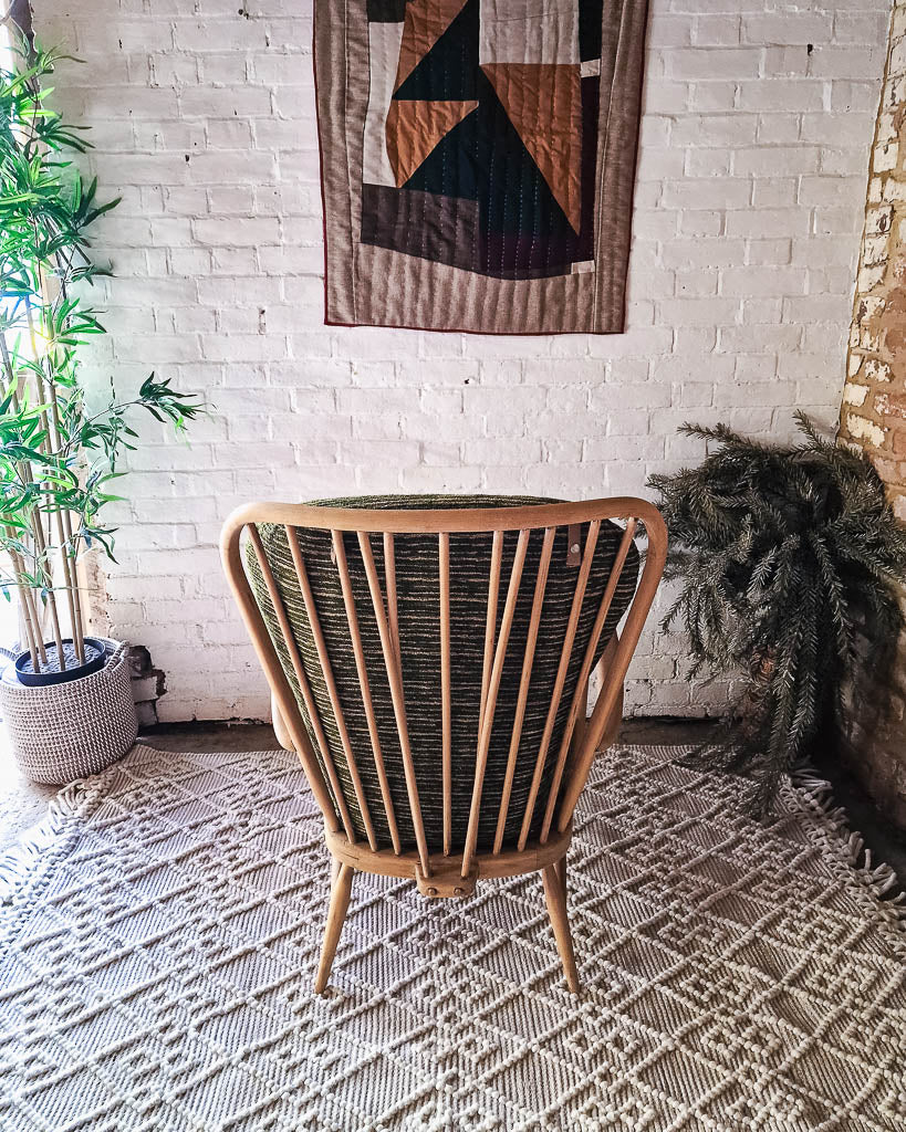Mid Century Ercol No 478 Evergreen Armchair