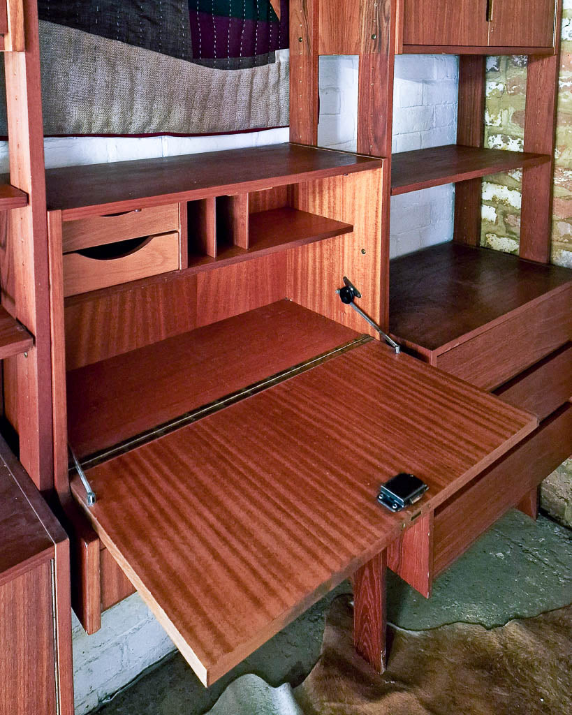 Mid Century Danish Teak Bookcase / Display Cabinet