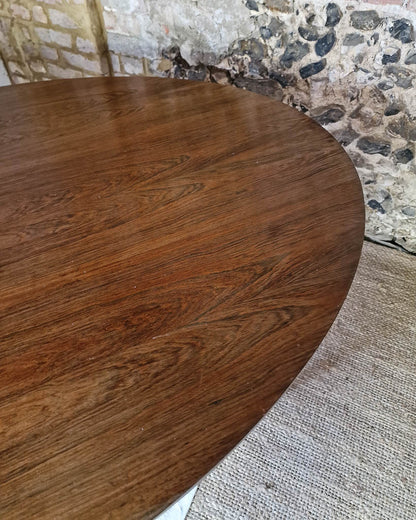 Mid Century Rosewood & Afromosia Dining Table & Four Chairs