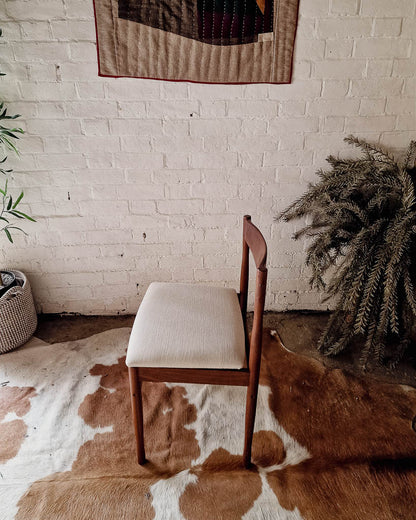 Mid Century Rosewood & Afromosia Dining Table & Four Chairs