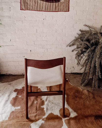 Mid Century Rosewood & Afromosia Dining Table & Four Chairs
