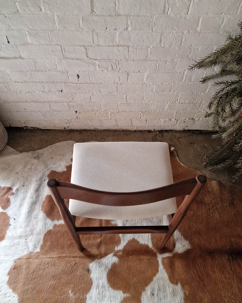 Mid Century Rosewood & Afromosia Dining Table & Four Chairs