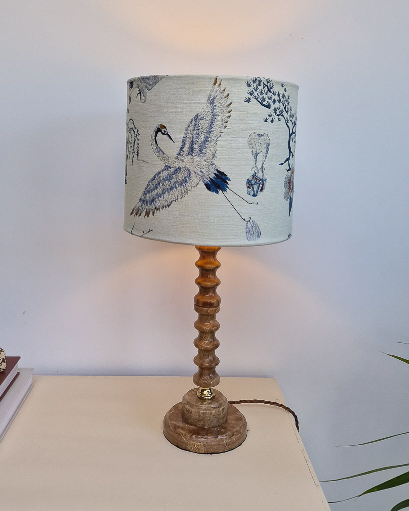 Mid Century Scandinavian Onxy Table Lamp