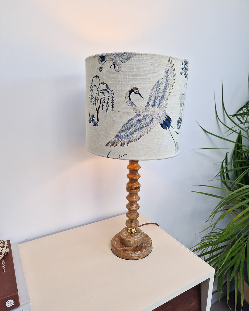 Mid Century Scandinavian Onxy Table Lamp