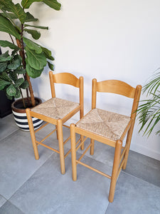 Mid Century Habitat Kitchen / Bar Stools (Pair)