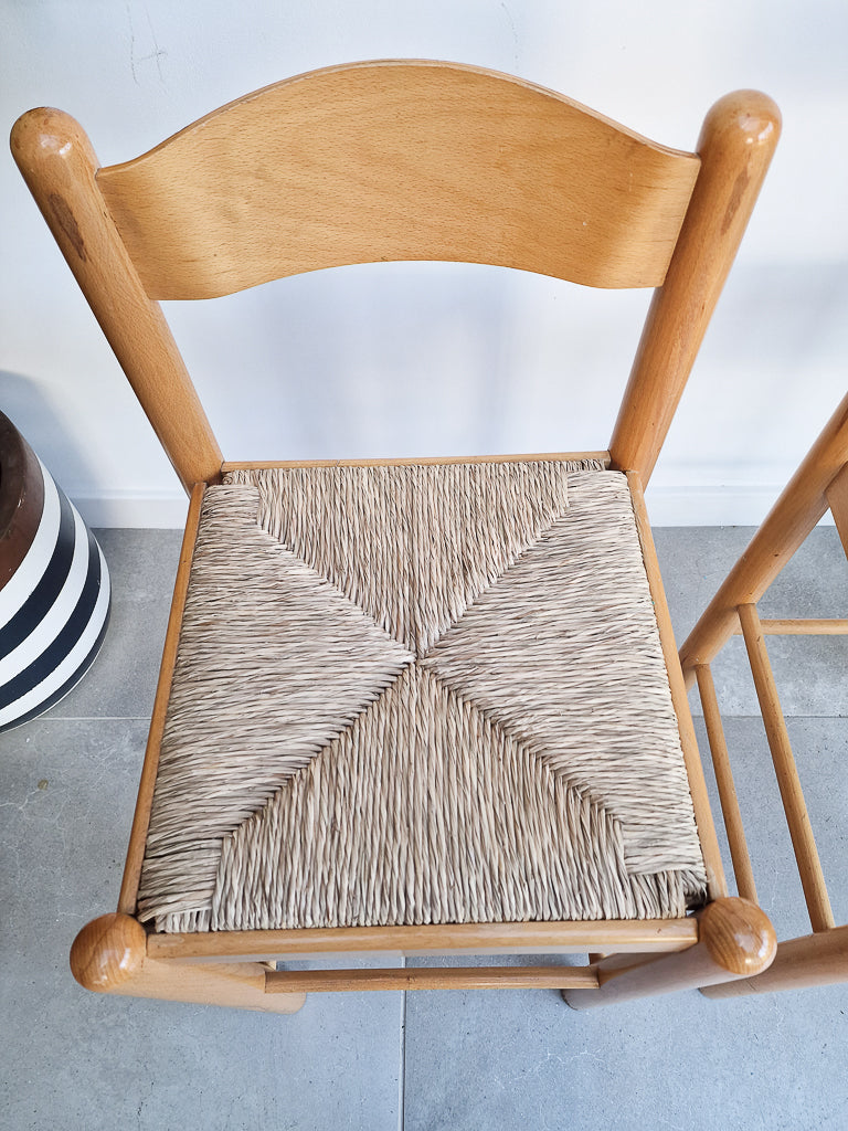 Mid Century Habitat Kitchen / Bar Stools (Pair)