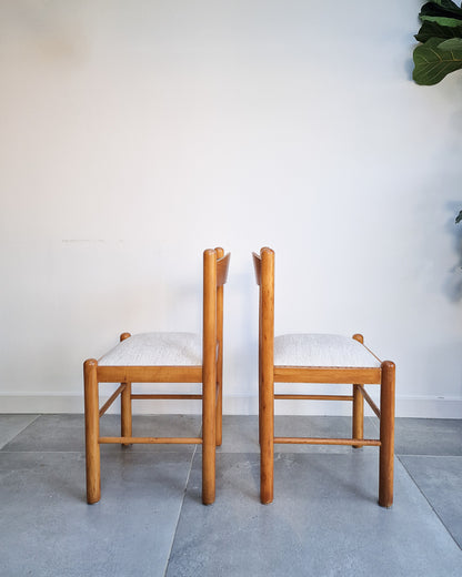 Mid Century Beech Habitat Dining Chairs