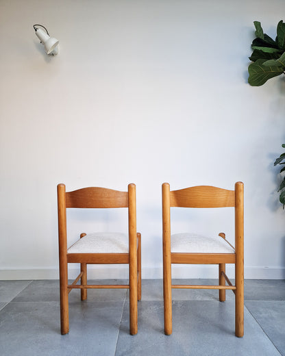 Mid Century Beech Habitat Dining Chairs