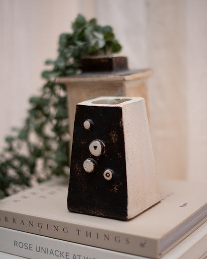 Mid Century Studio Ceramic Pottery Vase Set