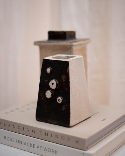 Mid Century Studio Ceramic Pottery Vase Set