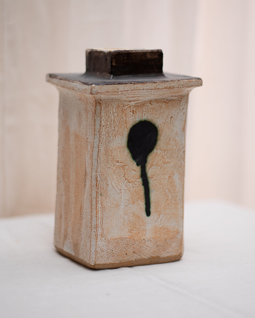 Mid Century Studio Ceramic Pottery Vase Set