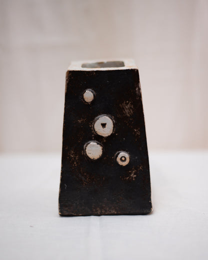 Mid Century Studio Ceramic Pottery Vase Set