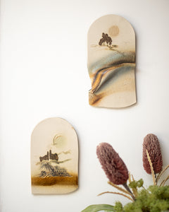Mid Century Ceramic Decorative Tile Plaque / Wall Art Set Paul Gooderham