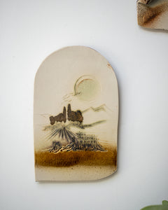 Mid Century Ceramic Decorative Tile Plaque / Wall Art Set Paul Gooderham