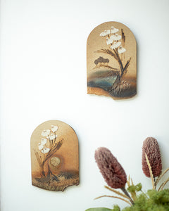 Mid Century Ceramic Decorative Tile Plaque / Wall Art Set Paul Gooderham