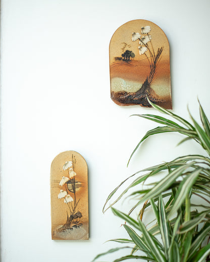 Mid Century Ceramic Decorative Tile Plaque / Wall Art Set Paul Gooderham