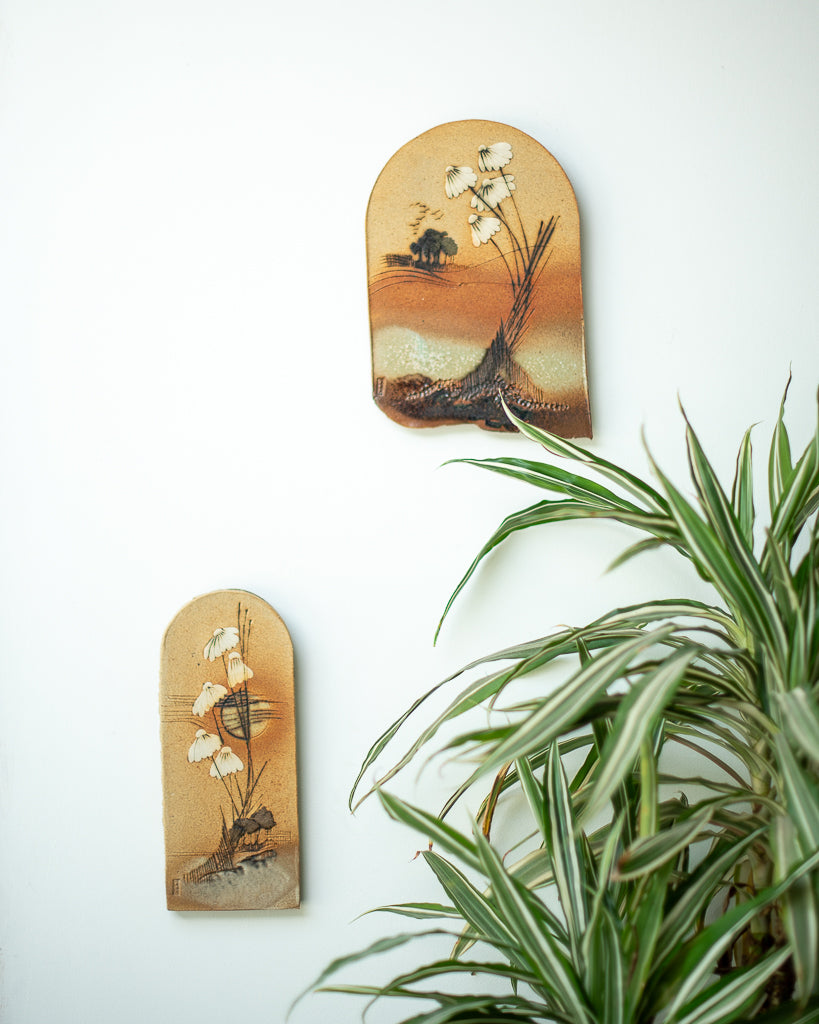 Mid Century Ceramic Decorative Tile Plaque / Wall Art Set Paul Gooderham