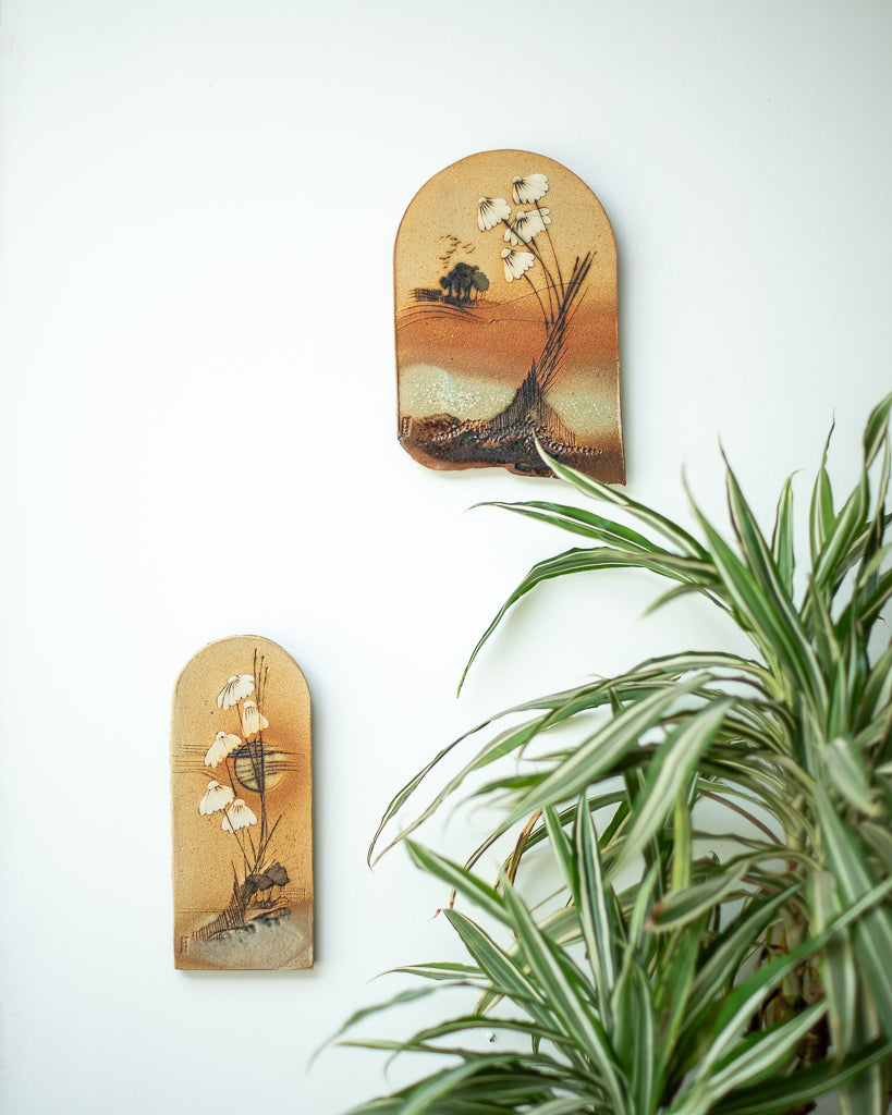 Mid Century Ceramic Decorative Tile Plaque / Wall Art Set Paul Gooderham