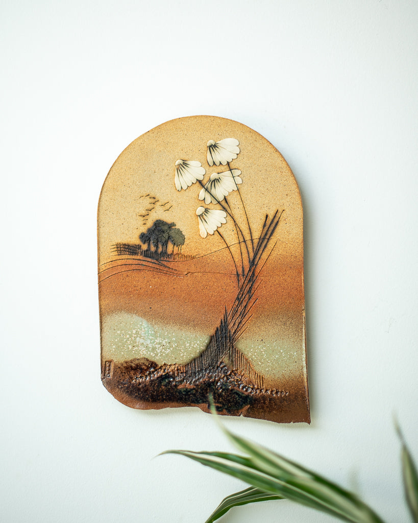 Mid Century Ceramic Decorative Tile Plaque / Wall Art Set Paul Gooderham