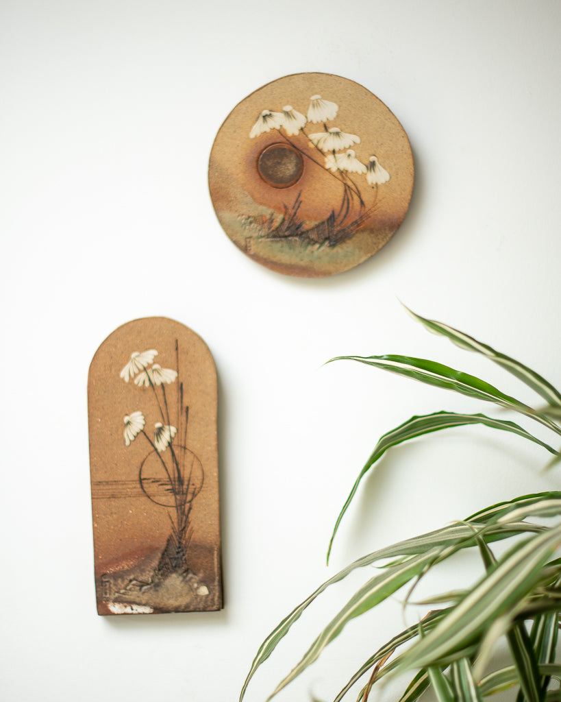 Mid Century Ceramic Decorative Tile Plaque / Wall Art Set Paul Gooderham