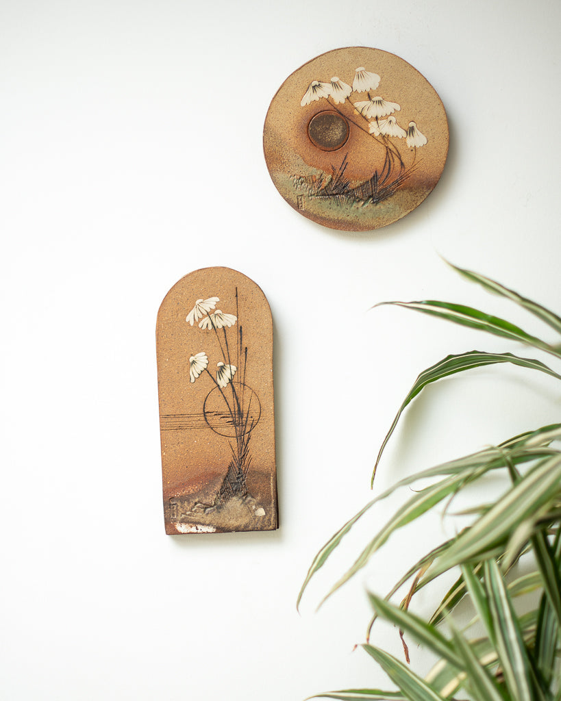 Mid Century Ceramic Decorative Tile Plaque / Wall Art Set Paul Gooderham