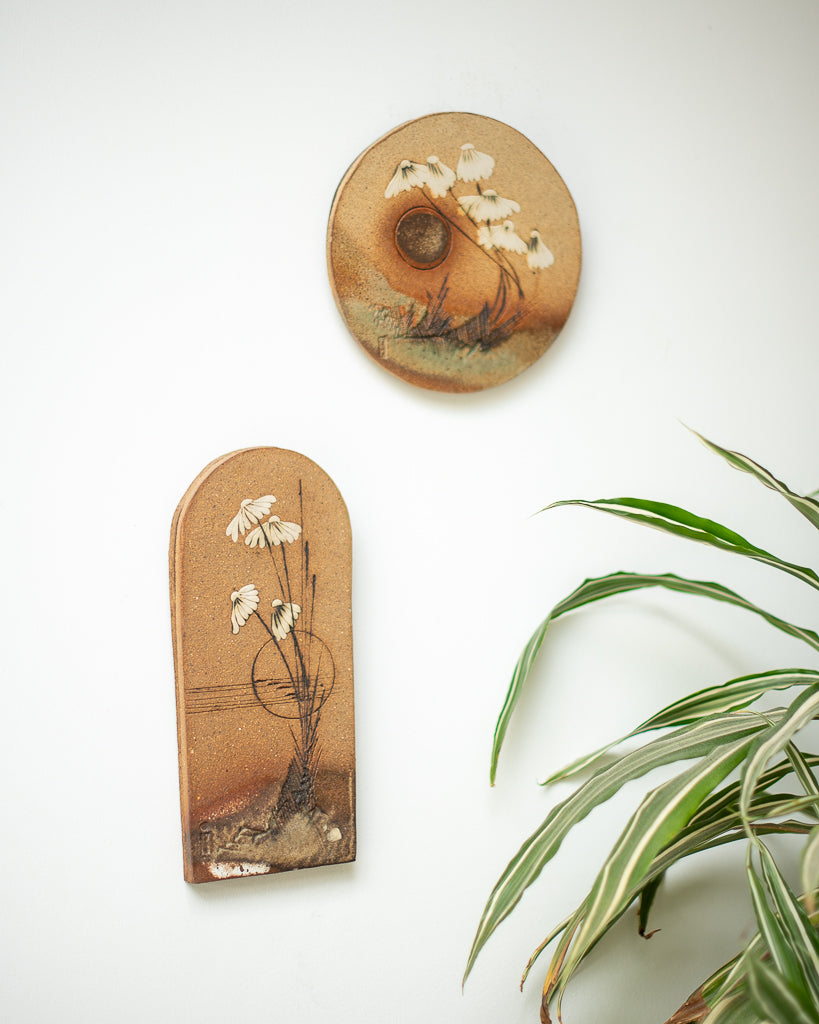 Mid Century Ceramic Decorative Tile Plaque / Wall Art Set Paul Gooderham