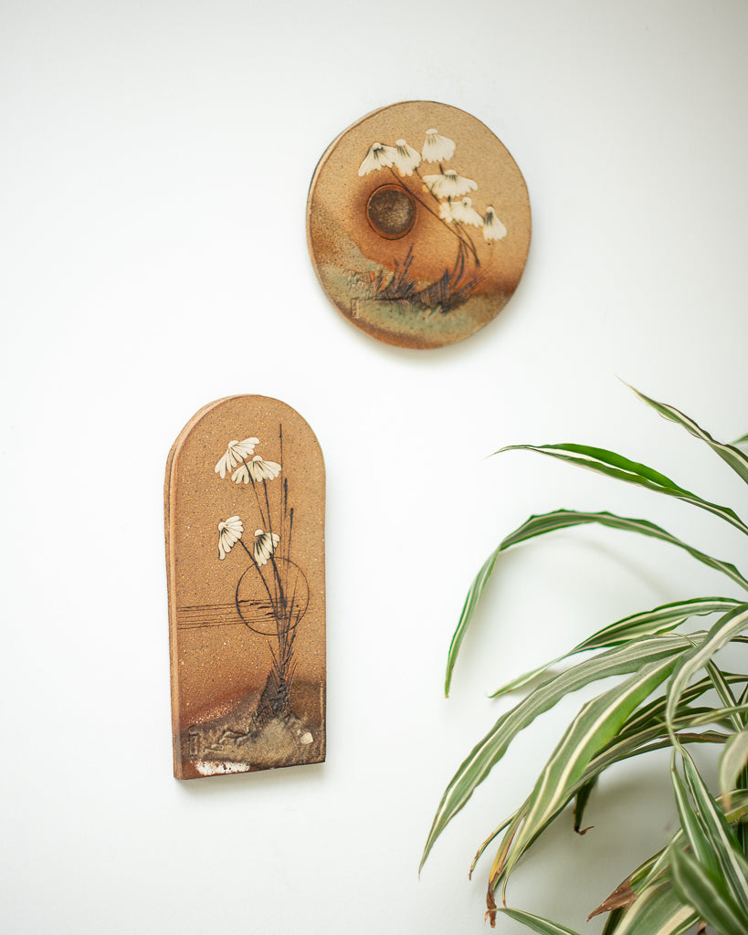 Mid Century Ceramic Decorative Tile Plaque / Wall Art Set Paul Gooderham