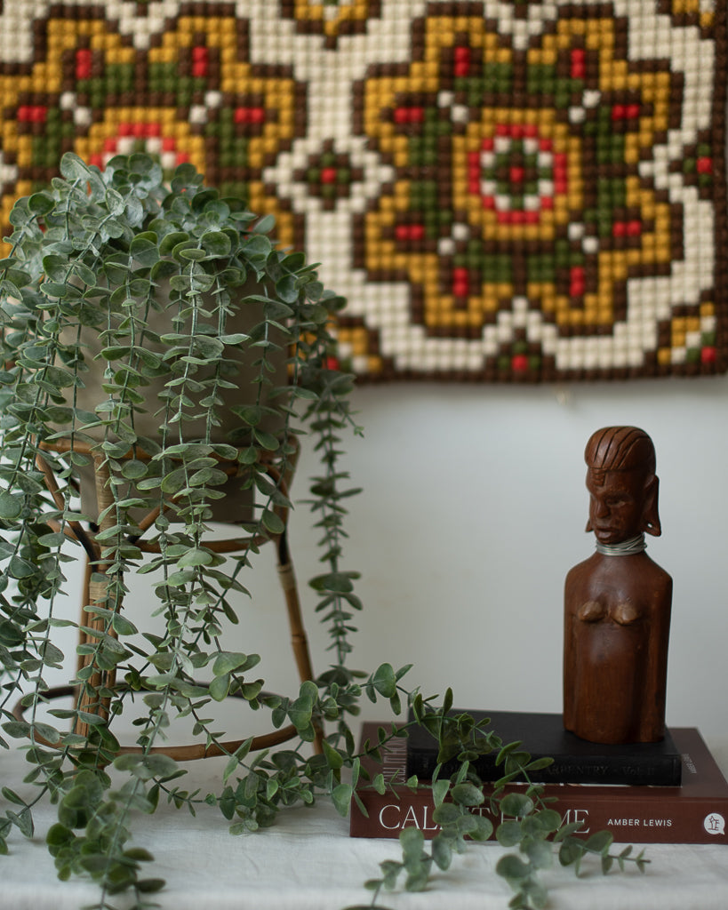 African Brutalist Figure Statue Sculpture