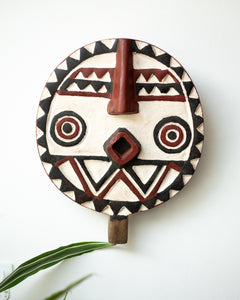 Antique African Wall Mounted Masks (Pair) Bobo Tribe