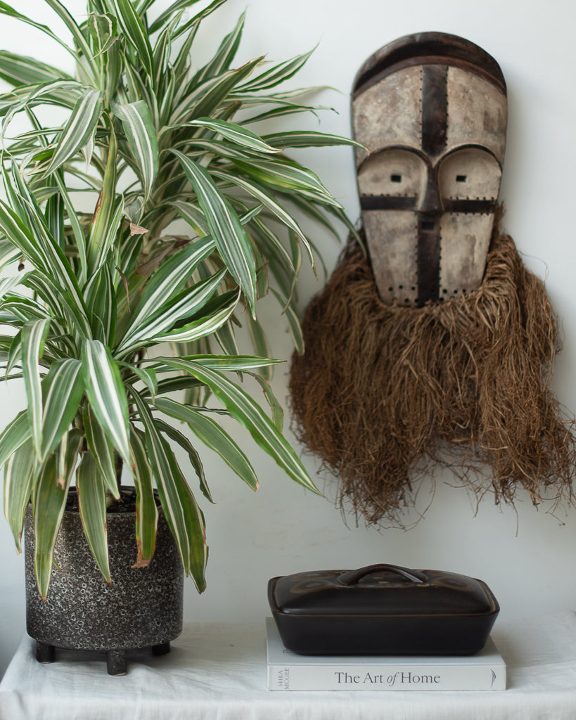 Antique African Wall Mounted Mask