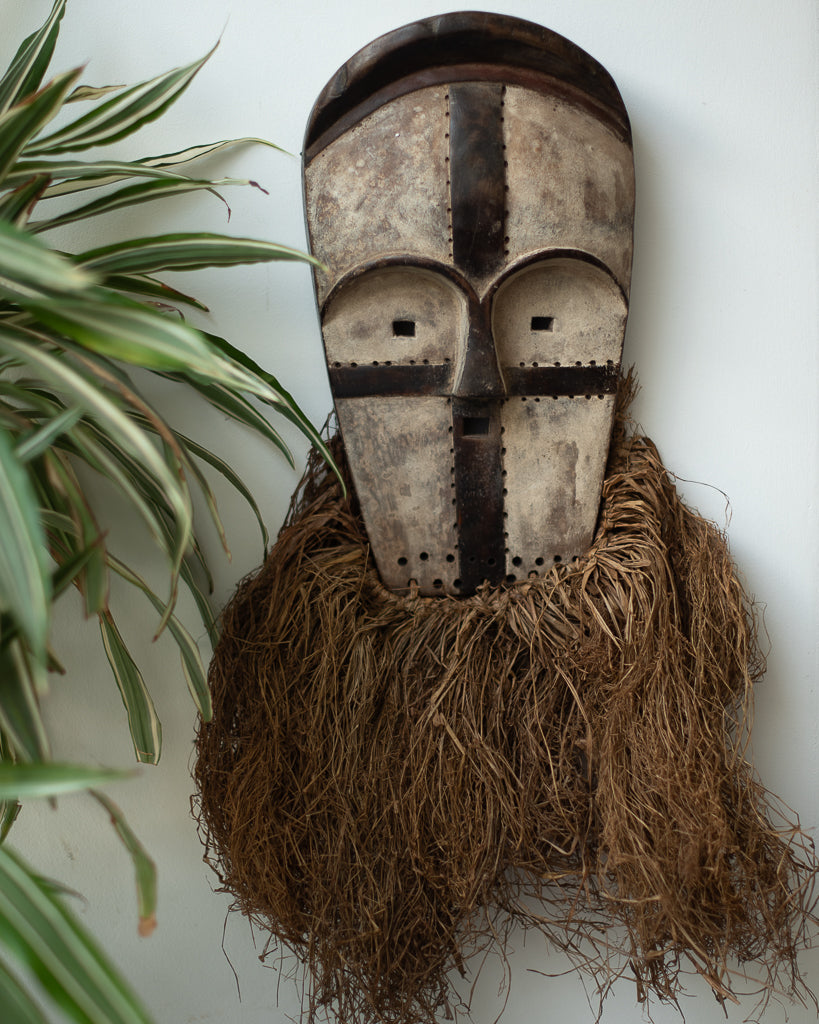 Antique African Wall Mounted Mask