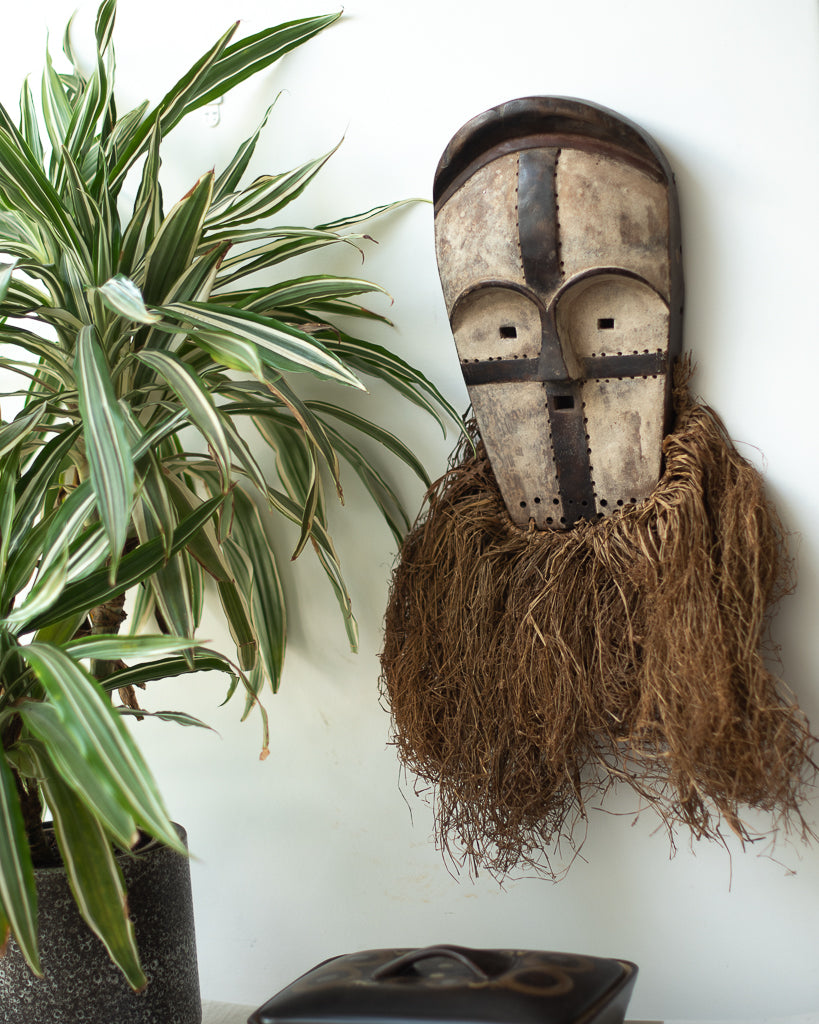 Antique African Wall Mounted Mask