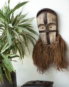 Antique African Wall Mounted Mask