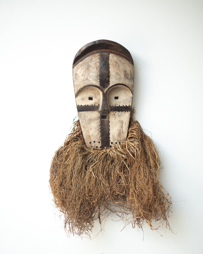 Antique African Wall Mounted Mask
