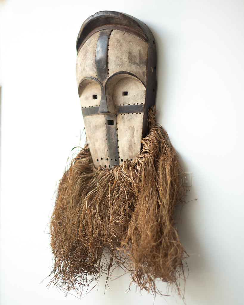 Antique African Wall Mounted Mask