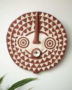 Antique African Wall Mounted Mask Bobo Tribe