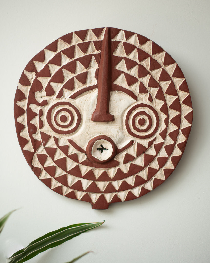 Antique African Wall Mounted Mask Bobo Tribe