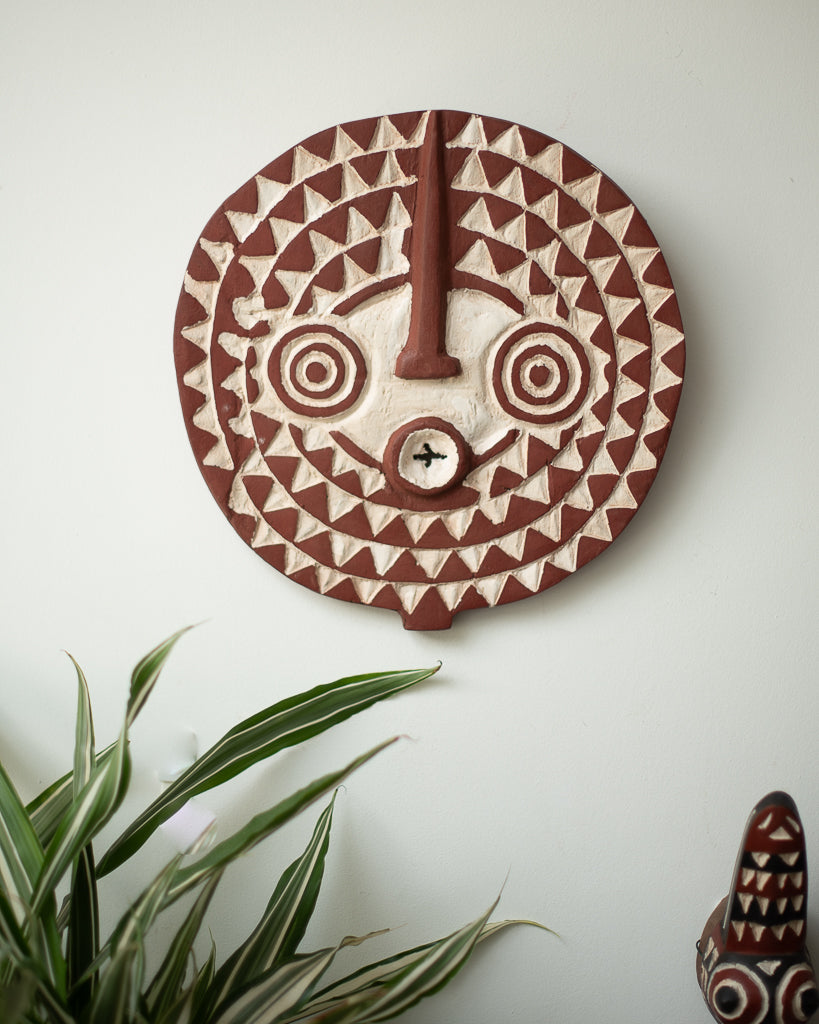 Antique African Wall Mounted Mask Bobo Tribe