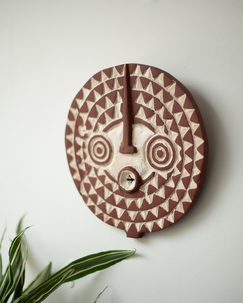 Antique African Wall Mounted Mask Bobo Tribe