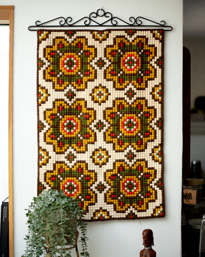 Norwegian Wool Tapestry Wall Hanging