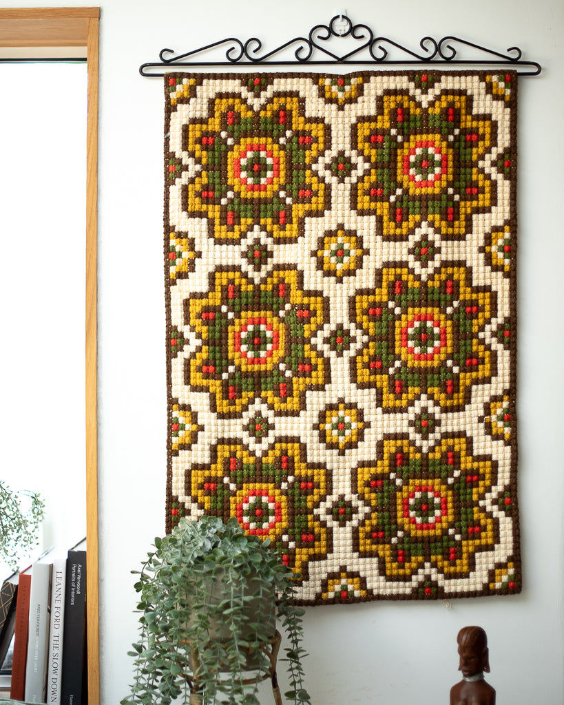 Norwegian Wool Tapestry Wall Hanging