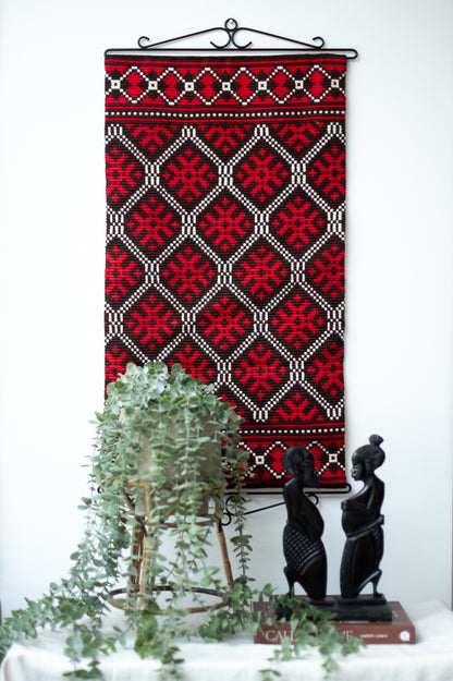 Norwegian Wool Tapestry Wall Hanging