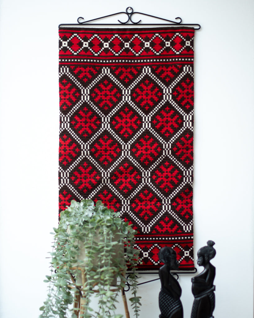 Norwegian Wool Tapestry Wall Hanging