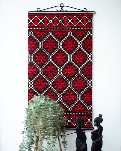 Norwegian Wool Tapestry Wall Hanging
