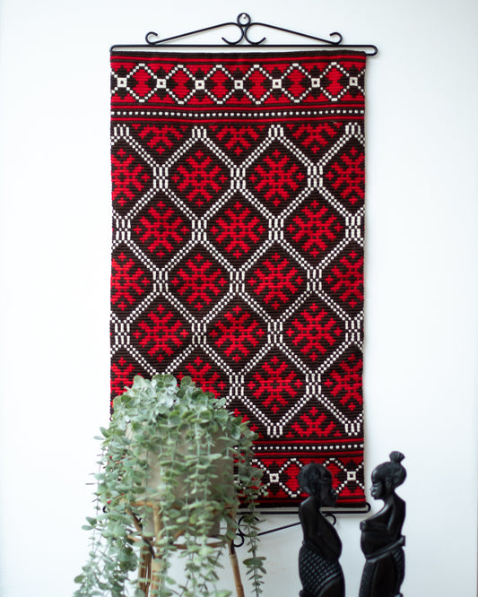 Norwegian Wool Tapestry Wall Hanging