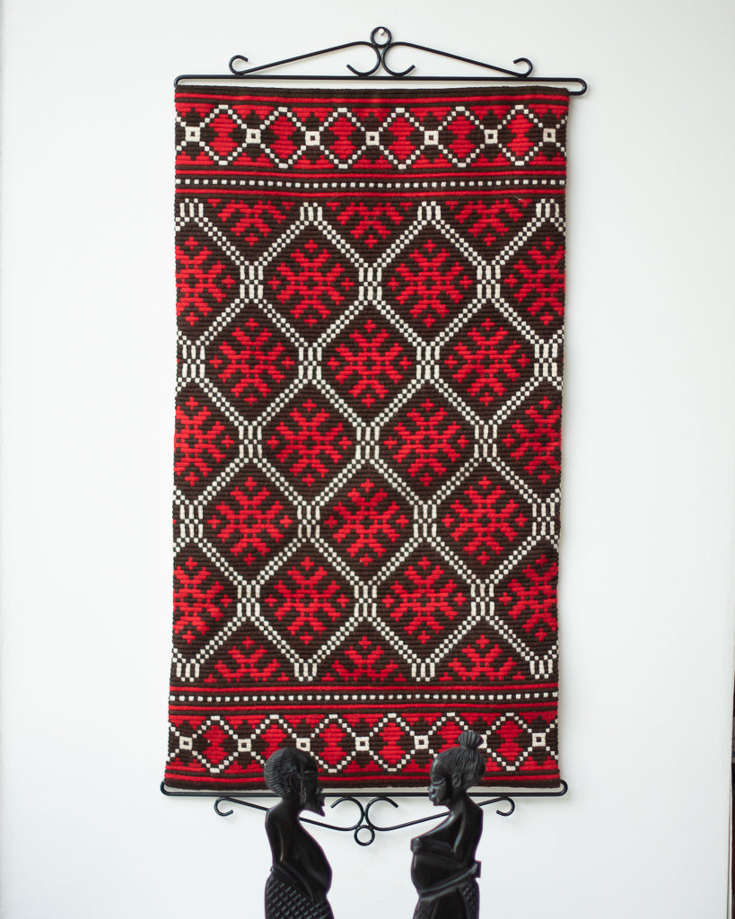 Norwegian Wool Tapestry Wall Hanging