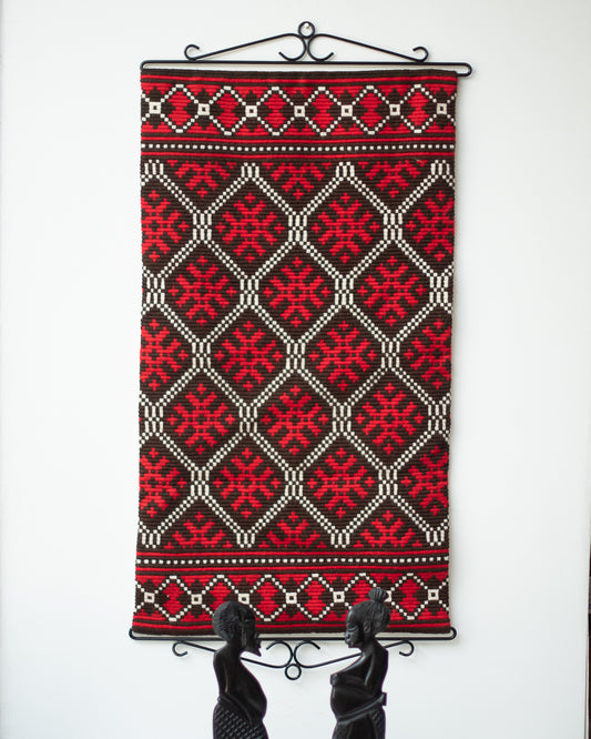 Norwegian Wool Tapestry Wall Hanging