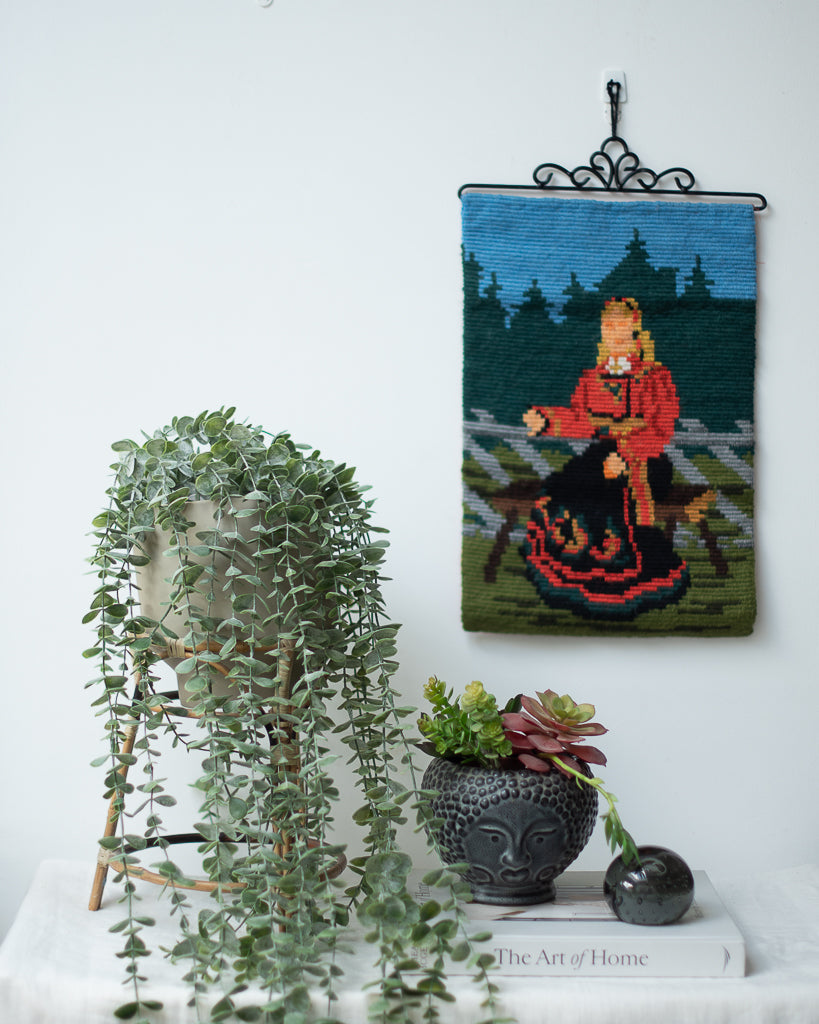 Norwegian Wool Tapestry Wall Hanging