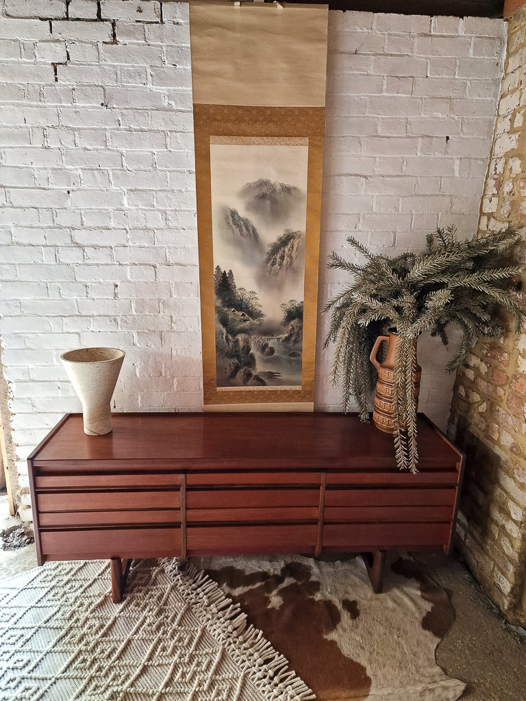 Mid Century Large Teak Sideboard / Chest of Drawers