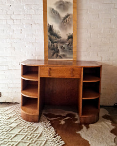 Art Deco Birdseye Maple Desk